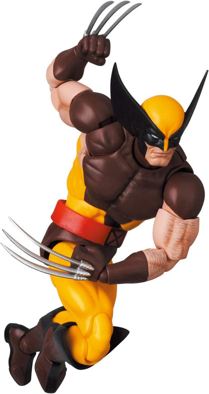 Marvel Wolverine (Brown Comic Ver.) MAFEX Action Figure (Reissue)