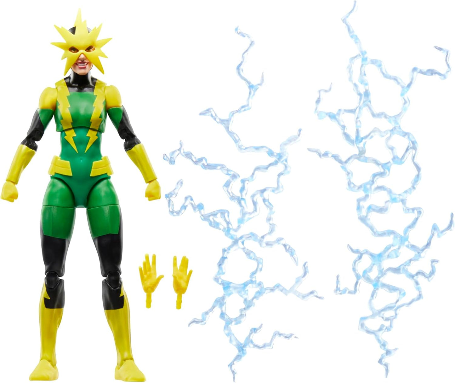 Marvel Legends Series Electro (Francine Frye), Retro Comics Collectible 6-Inch Scale Action Figure