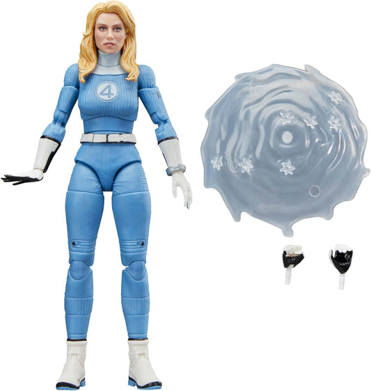 Marvel Legends Series Invisible Woman, The Fantastic Four: First Steps Sue Storm Movie Collectible 6 Inch Action Figure