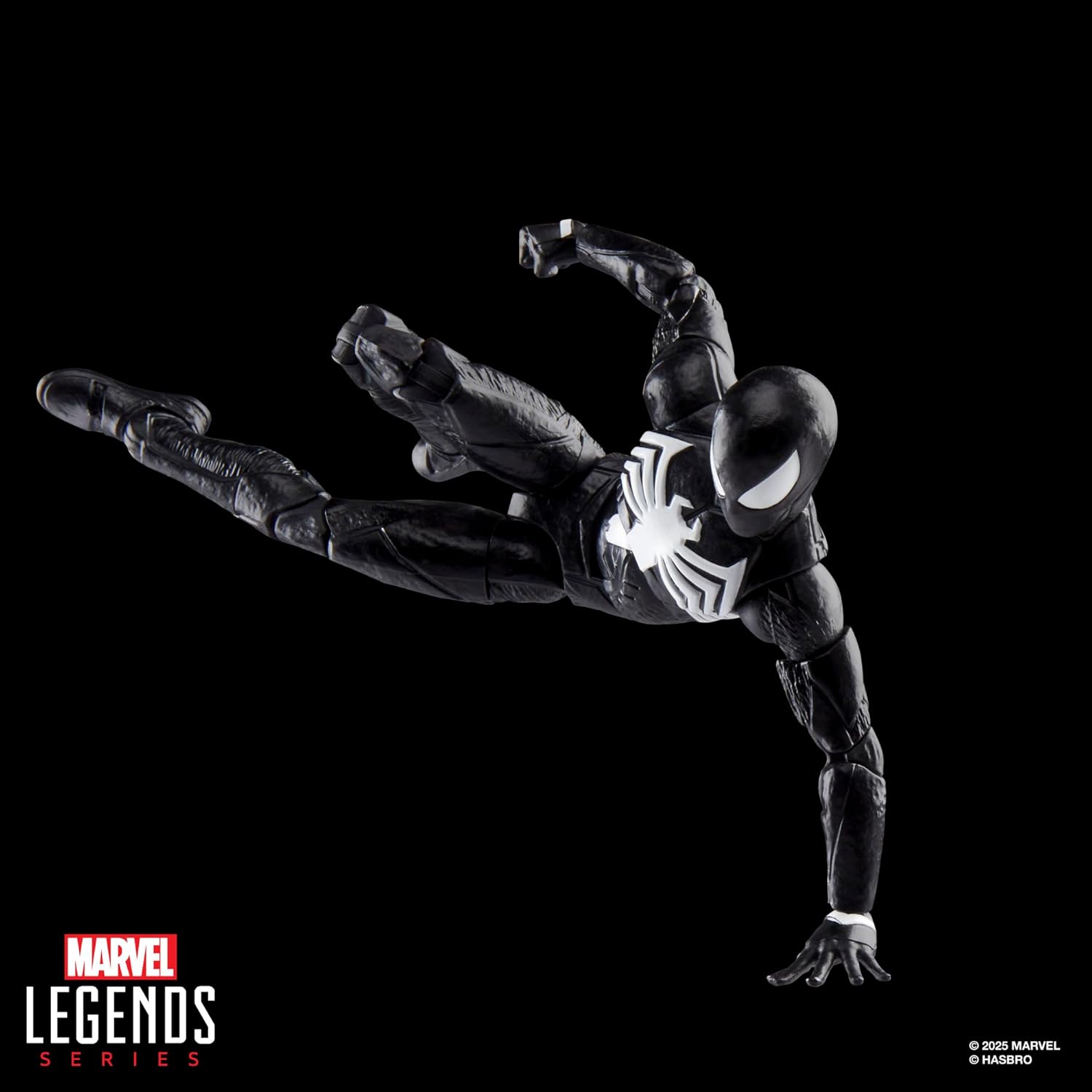Spider-Man Marvel Legends Series Gamerverse Peter Parker Black Suit, 2 Video Game-Inspired Collectible 6 Inch Action Figure