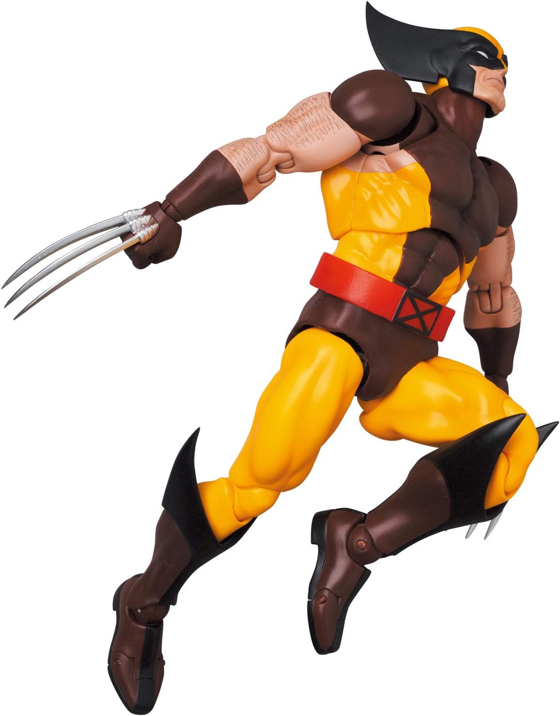 Marvel Wolverine (Brown Comic Ver.) MAFEX Action Figure (Reissue)