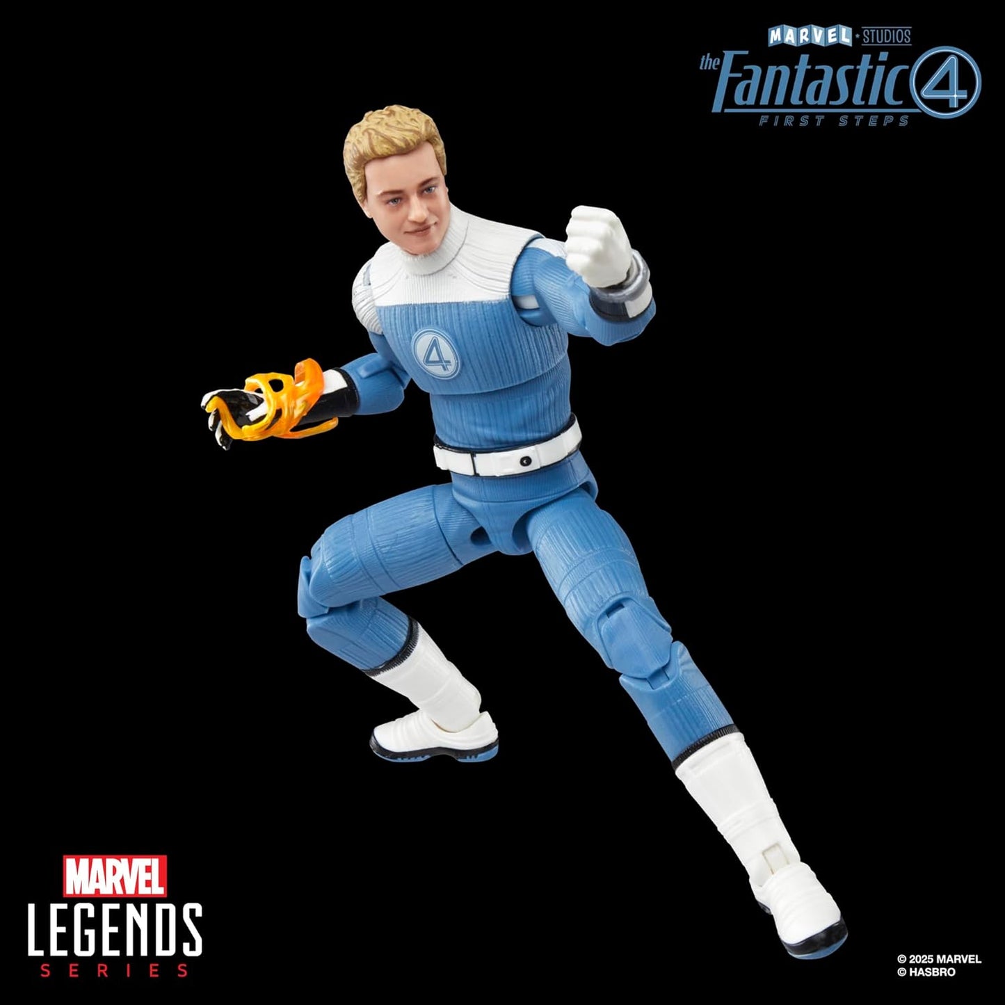 Marvel Legends Series Johnny Storm, The Fantastic Four: First Steps Movie Collectible 6 Inch Action Figure