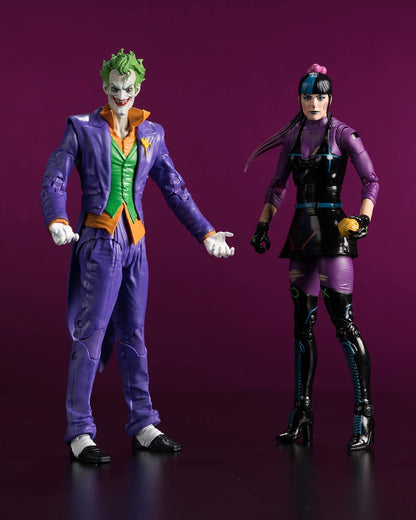 McFarlane Toys - DC Multiverse The Joker & Punchline 7" Action Figure 2pk