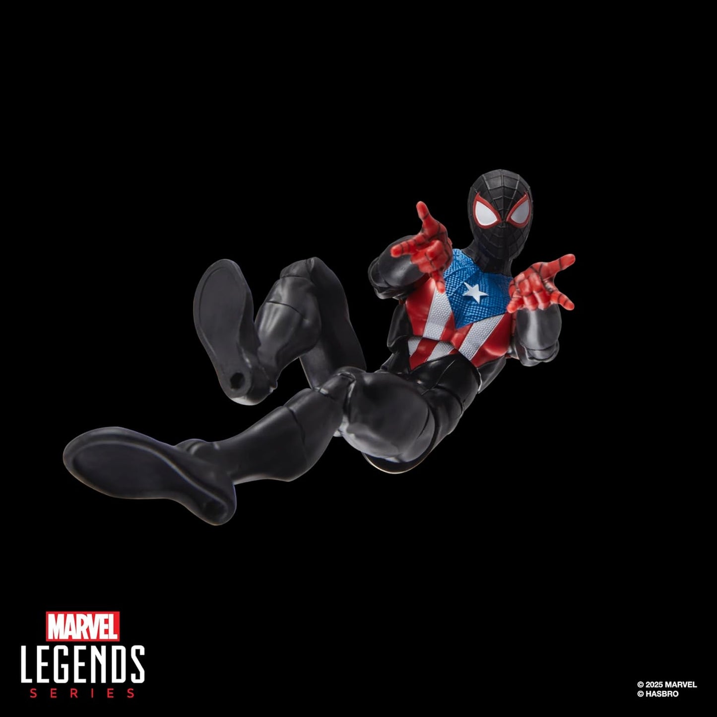 Spider-Man Marvel Legends Series Gamerverse Miles Morales Boricua Suit, 2 Video Game-Inspired Collectible 6 Inch Action Figure