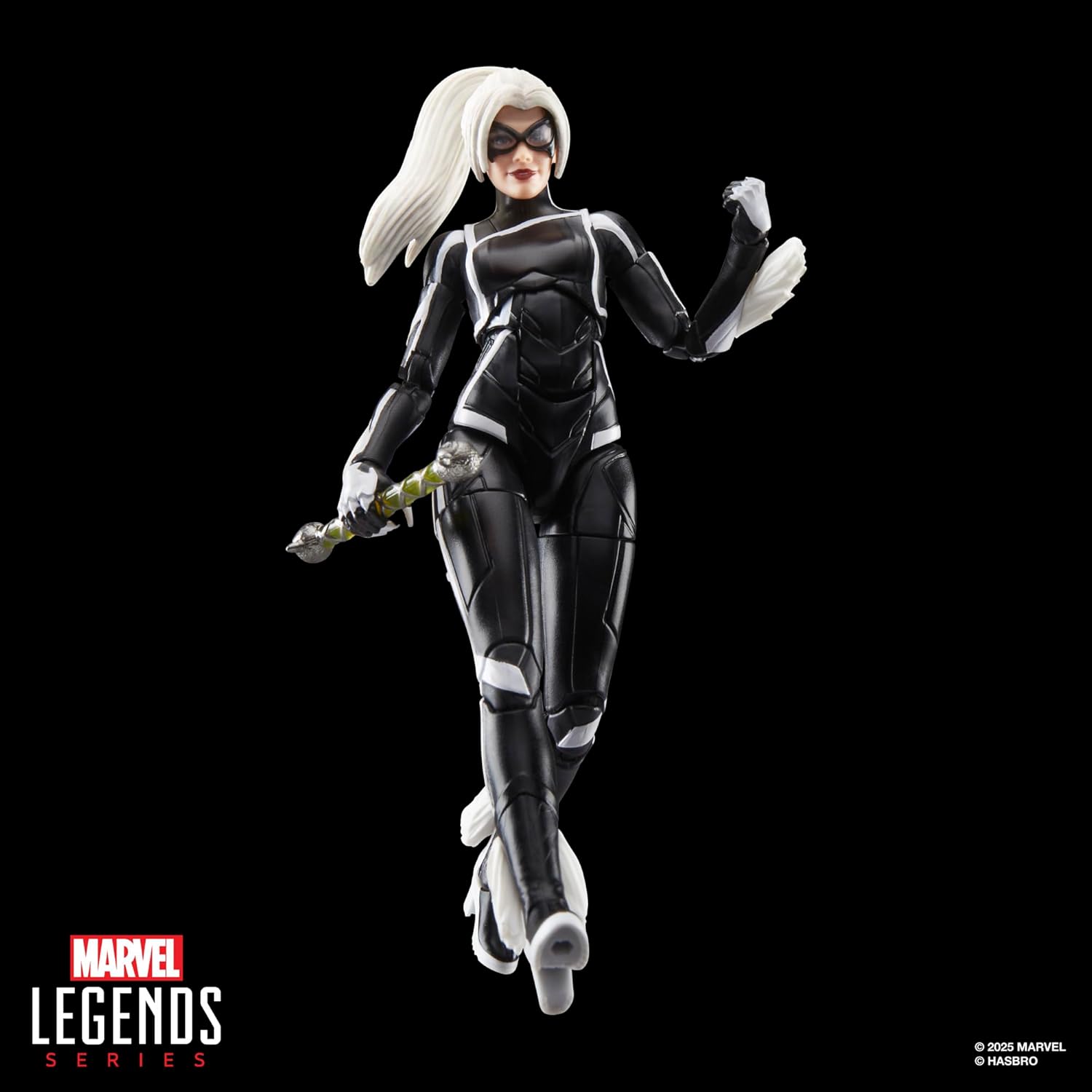 Spider-Man Marvel Legends Series Gamerverse Black Cat Felicia Hardy, 2 Video Game-Inspired Collectible 6 Inch Action Figure