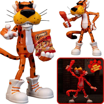 Cheetos - Chester Cheetah Flamin' Hot Glow in The Dark Action Figure