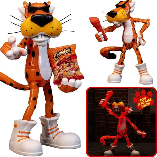 Cheetos - Chester Cheetah Flamin' Hot Glow in The Dark Action Figure