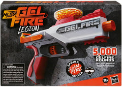 Nerf Pro Gelfire Legion Spring Action Blaster, 5000 Rounds, 130 Hopper, Protective Eyewear, Slam Fire, Ages 14 & Up
