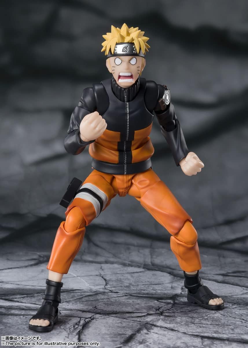 TAMASHII NATIONS - Naruto Shippuden - Naruto Uzumaki -The Jinchuriki Entrusted with Hope, Bandai Spirits S.H.Figuarts Action Figure