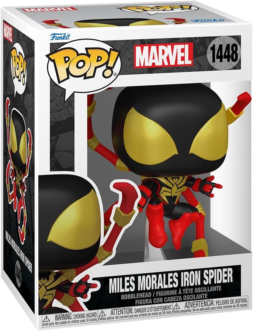 Pop! Marvel: Spider - Man Comics - Miles Morales Iron Spider - Chase