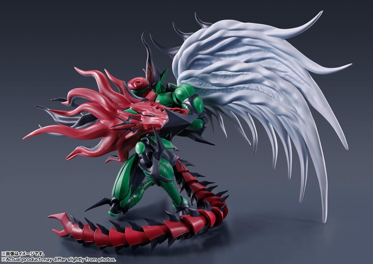 TAMASHII NATIONS - Yu-Gi-Oh! GX - Elemental Hero Flame Wingman, Bandai Spirits S.H.MonsterArts Action Figure
