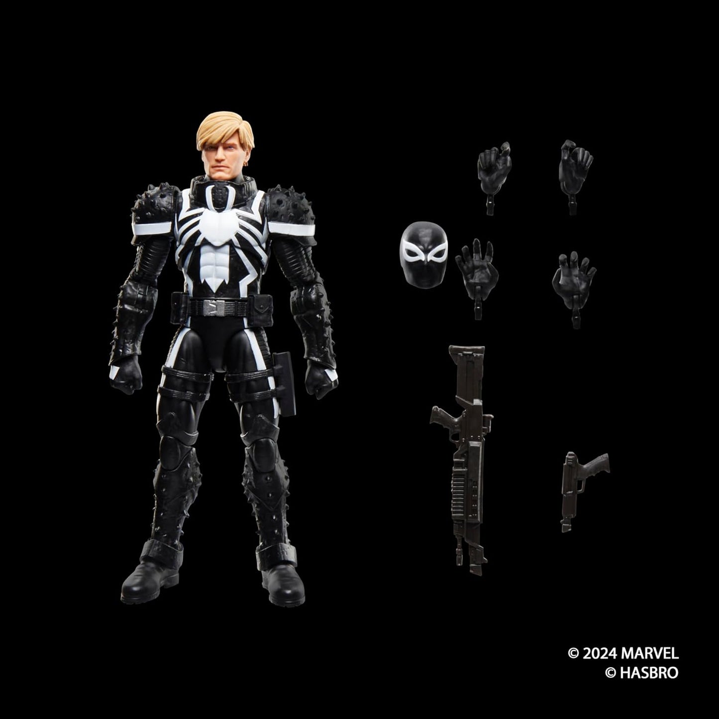 Marvel Legends Series Agent Venom (Flash Thompson), Retro Comics Collectible 6-Inch Scale Action Figure