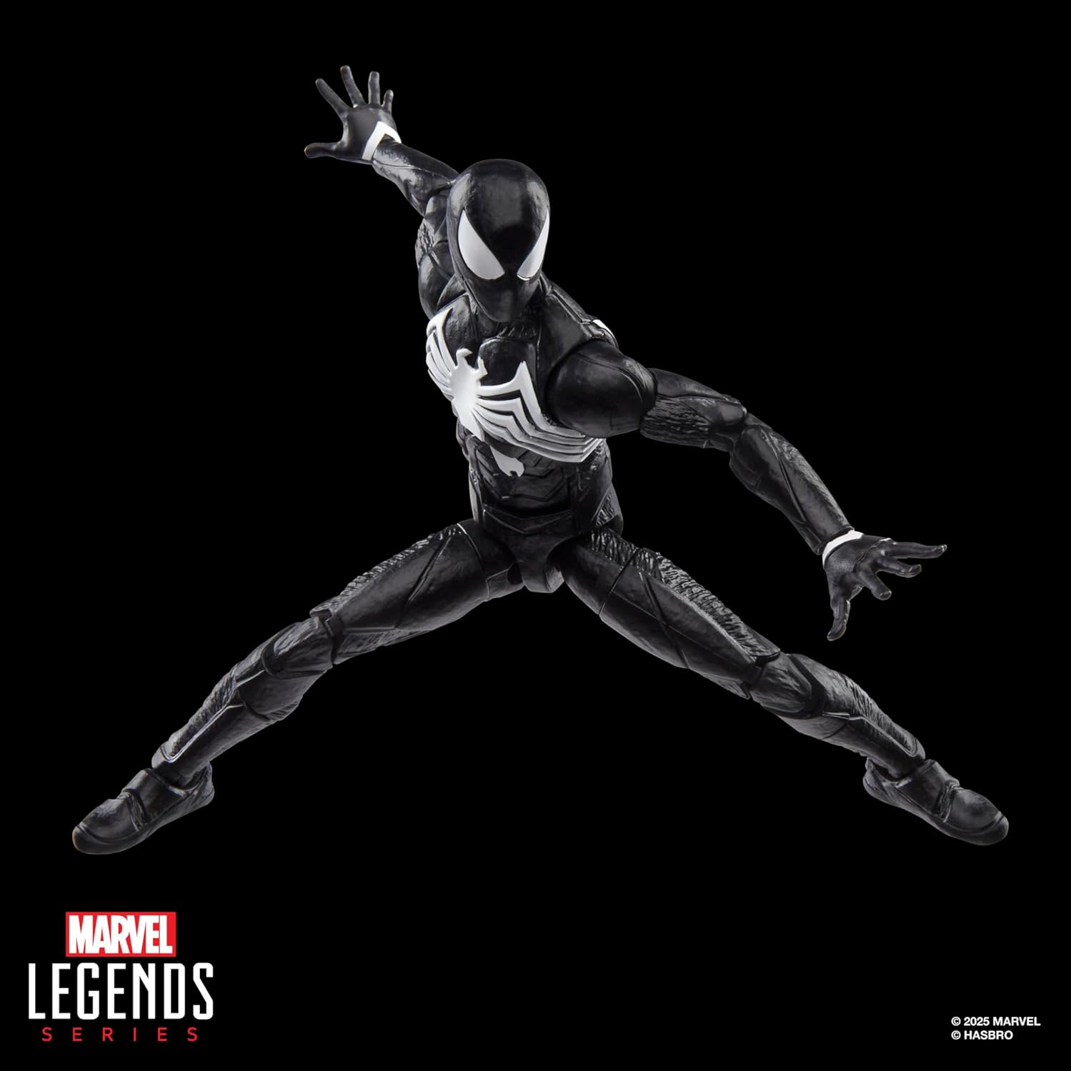 Spider-Man Marvel Legends Series Gamerverse Peter Parker Black Suit, 2 Video Game-Inspired Collectible 6 Inch Action Figure