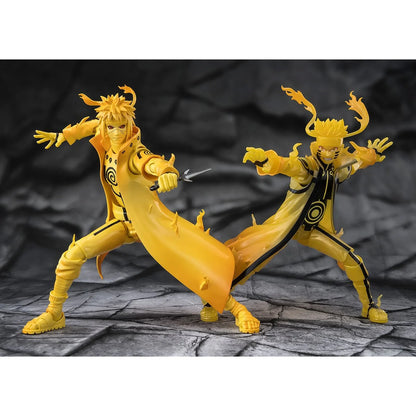 Naruto Minato Namikaze Kurama Link Mode Bond of Light That Shatters Darkness S.H.Figuarts Action Figure