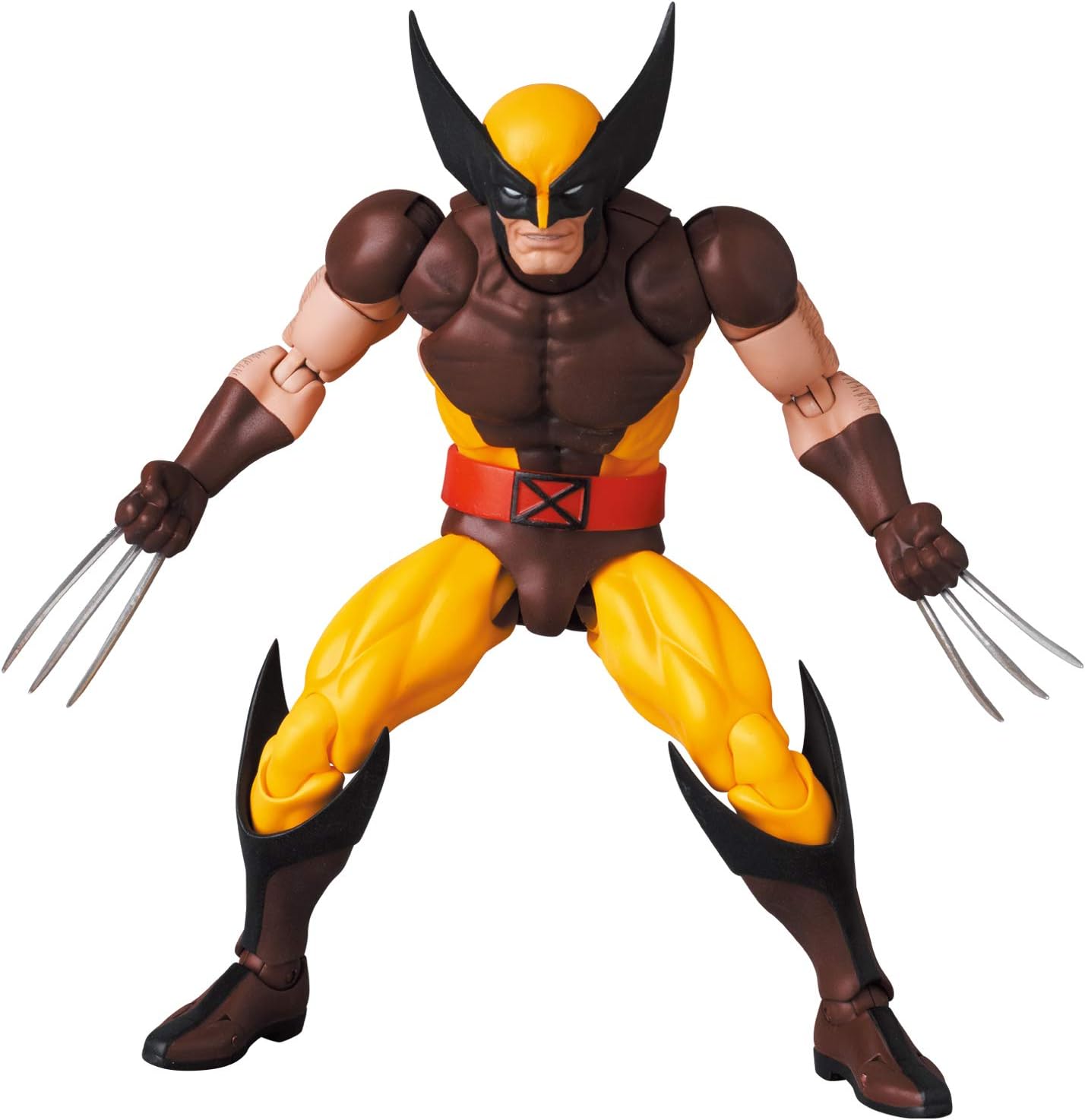Marvel Wolverine (Brown Comic Ver.) MAFEX Action Figure (Reissue)