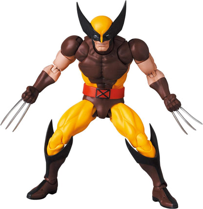 Marvel Wolverine (Brown Comic Ver.) MAFEX Action Figure (Reissue)