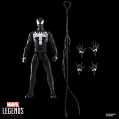 Spider-Man Marvel Legends Series Gamerverse Peter Parker Black Suit, 2 Video Game-Inspired Collectible 6 Inch Action Figure