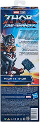 Marvel Avengers Titan Hero Series Mighty Thor Toy, 12-Inch-Scale Thor: Love and Thunder Figure with Accessory, Toys for Kids Ages 4 and Up