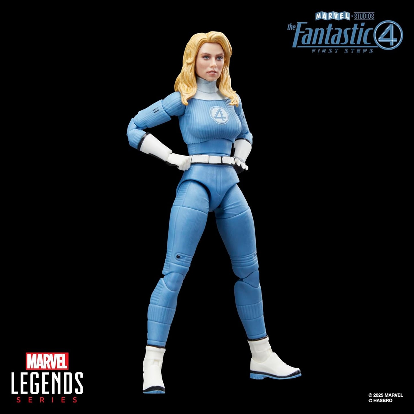 Marvel Legends Series Invisible Woman, The Fantastic Four: First Steps Sue Storm Movie Collectible 6 Inch Action Figure
