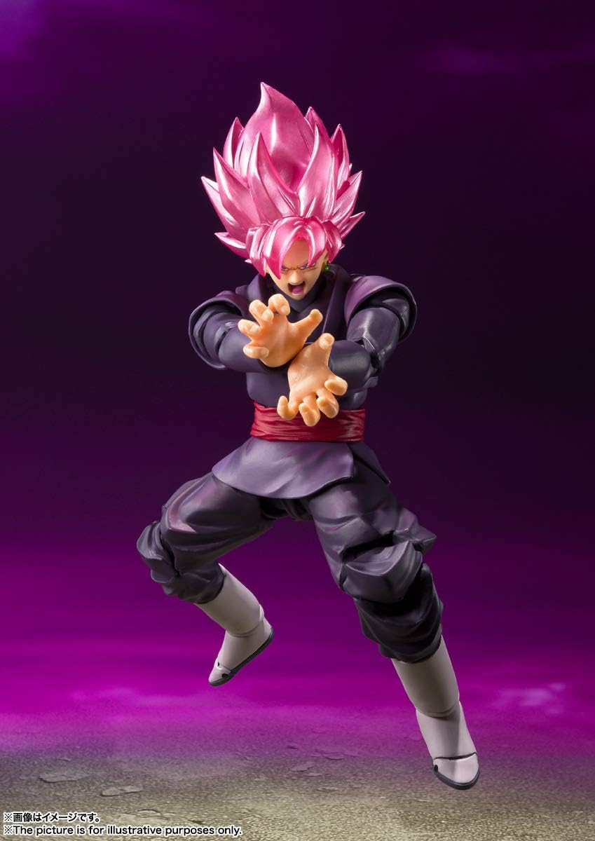 Dragon Ball Super Goku Black Super Saiyan Rose S.H.Figuarts Action Figure (Reissue)