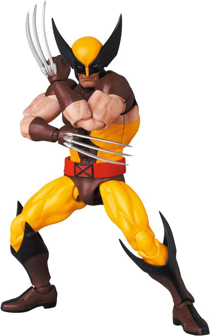 Marvel Wolverine (Brown Comic Ver.) MAFEX Action Figure (Reissue)
