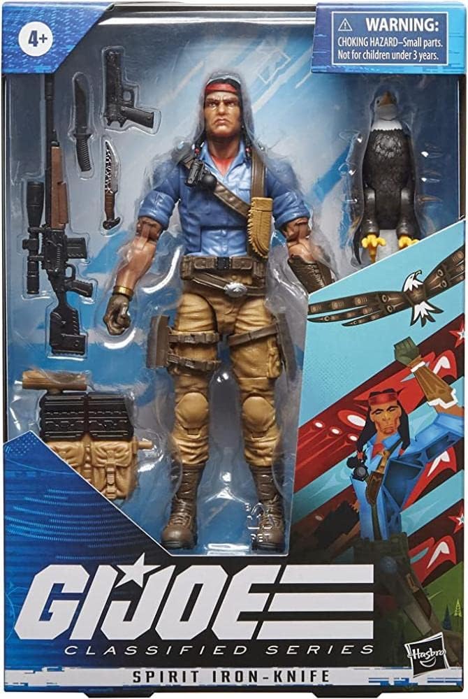 G.I. Joe Classified Series Spirit Iron-Knife Action Figure, Multiple Accessories