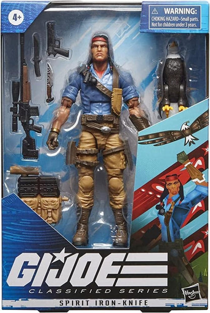 G.I. Joe Classified Series Spirit Iron-Knife Action Figure, Multiple Accessories