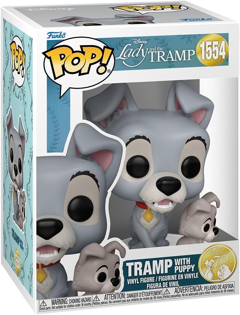 Pop! Disney: Lady and The Tramp - Tramp with Puppy