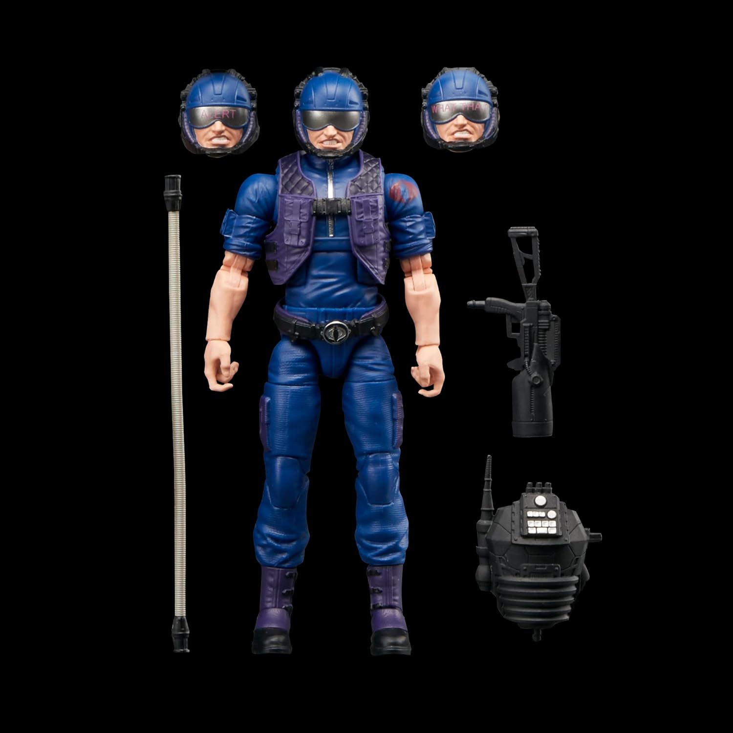 G.I. Joe Classified Series Retro Cardback Tele-Viper, Collectible 6 Inch Action Figure with 6 Accessories