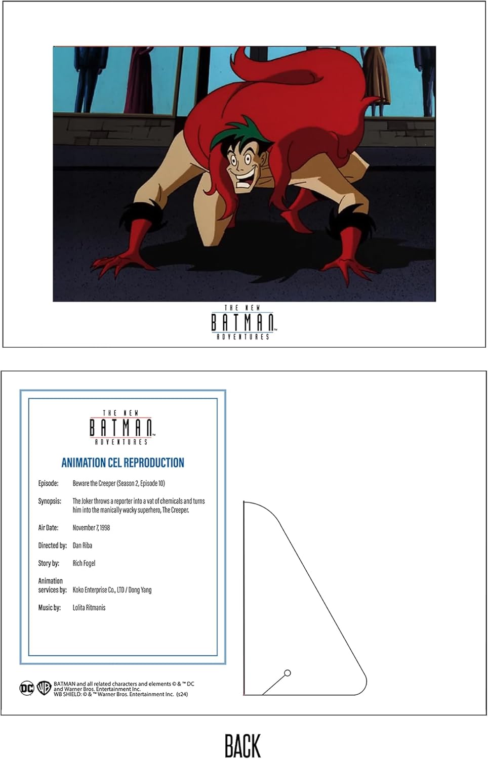 McFarlane Toys - The New Batman Adventures Creeper 6in Scale Figure
