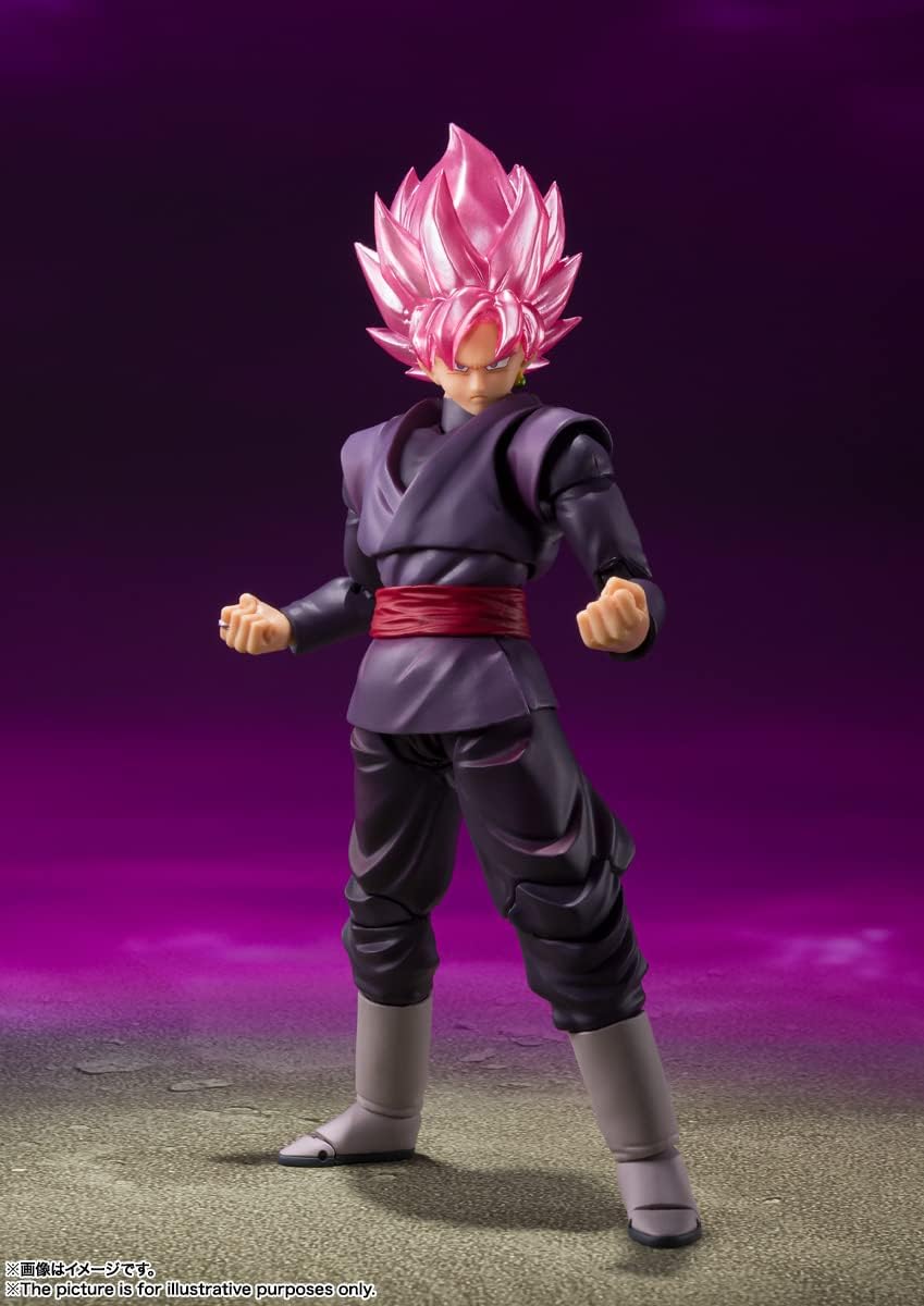 Dragon Ball Super Goku Black Super Saiyan Rose S.H.Figuarts Action Figure (Reissue)