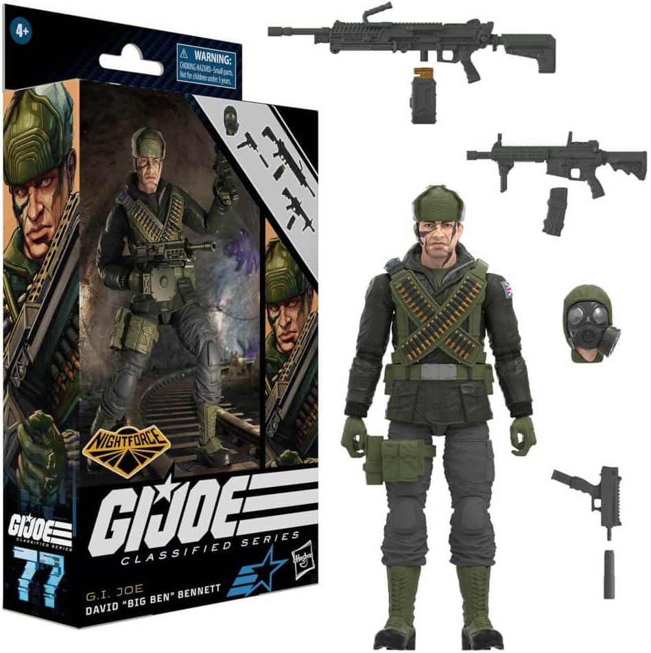 G.I. Joe Classified Series Nightforce David Big Ben Bennett Action Figure