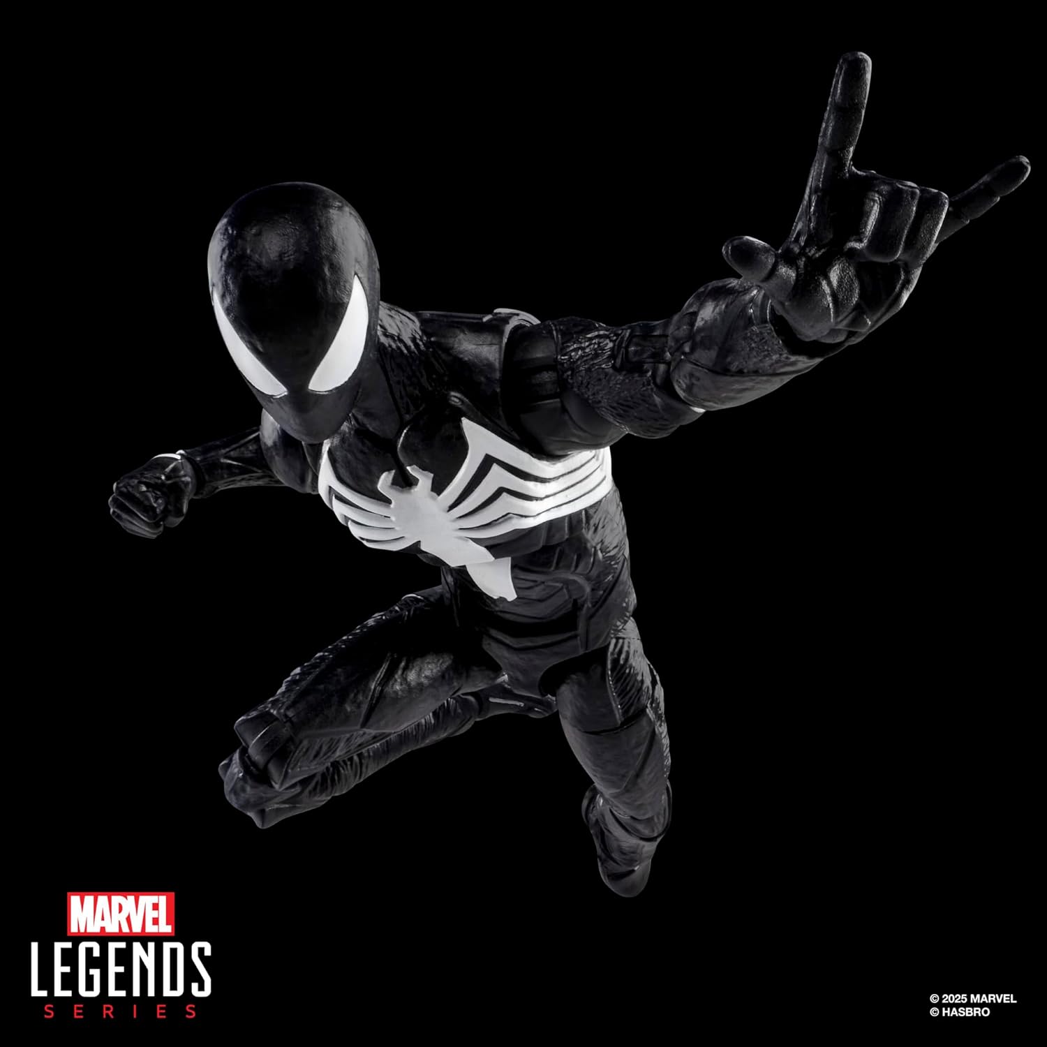 Spider-Man Marvel Legends Series Gamerverse Peter Parker Black Suit, 2 Video Game-Inspired Collectible 6 Inch Action Figure