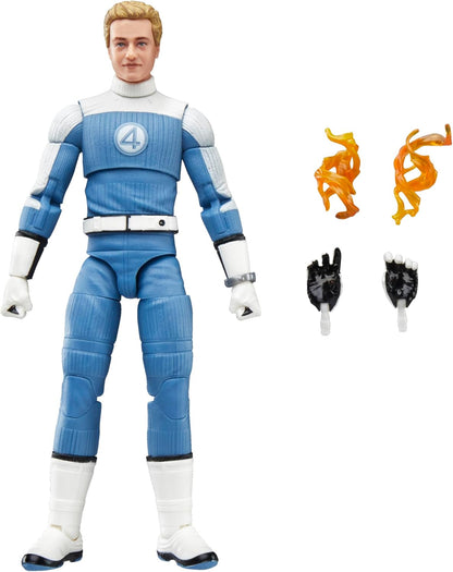 Marvel Legends Series Johnny Storm, The Fantastic Four: First Steps Movie Collectible 6 Inch Action Figure
