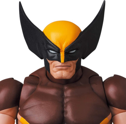 Marvel Wolverine (Brown Comic Ver.) MAFEX Action Figure (Reissue)