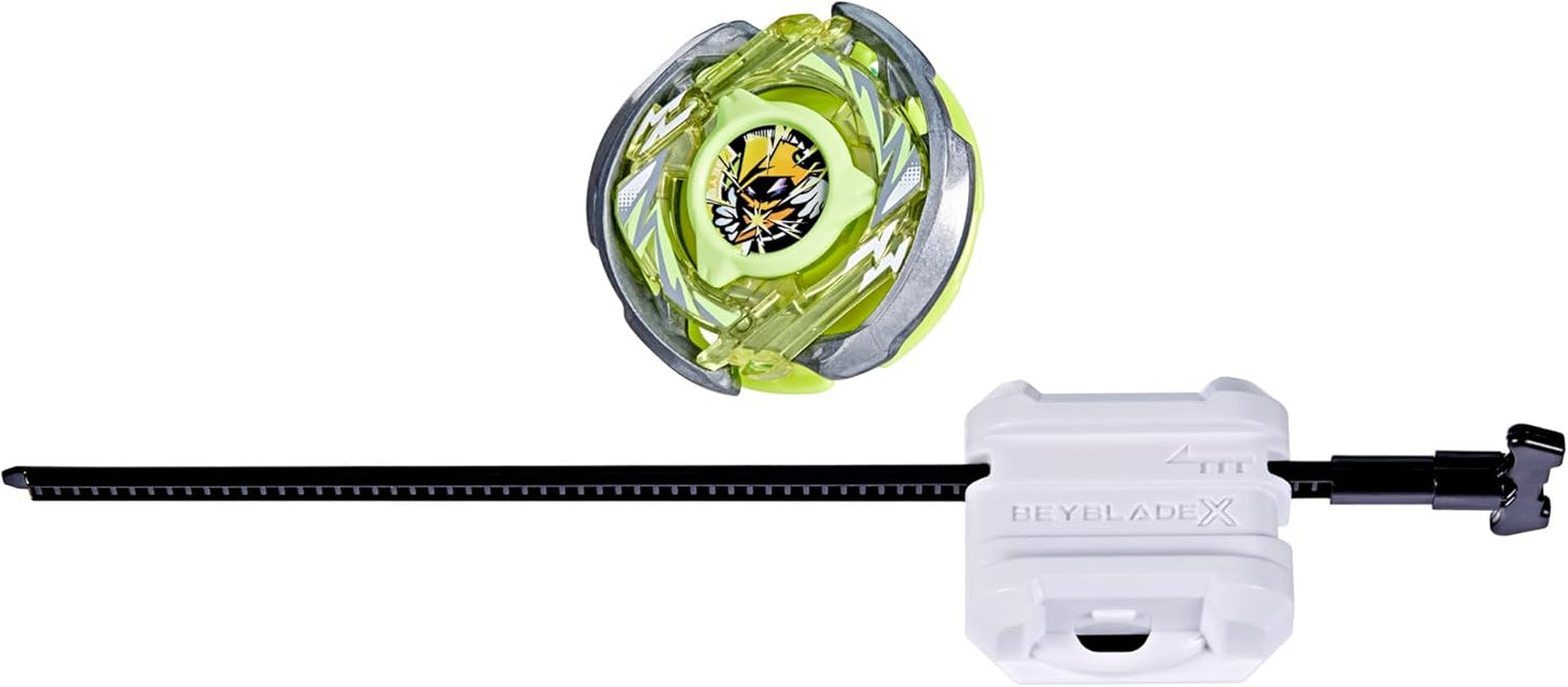 Beyblade X Arc Wizard R 4-55LO CX Starter Pack Set, Stamina Type Top and Launcher