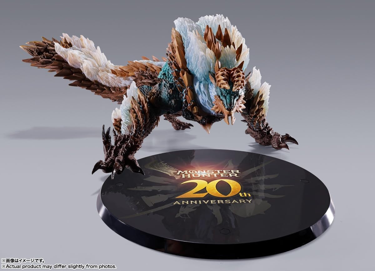 TAMASHII NATIONS - Monster Hunter Series - Zinogre -20th Anniversary Edition-, Bandai Spirits S.H.MonsterArts Action Figure