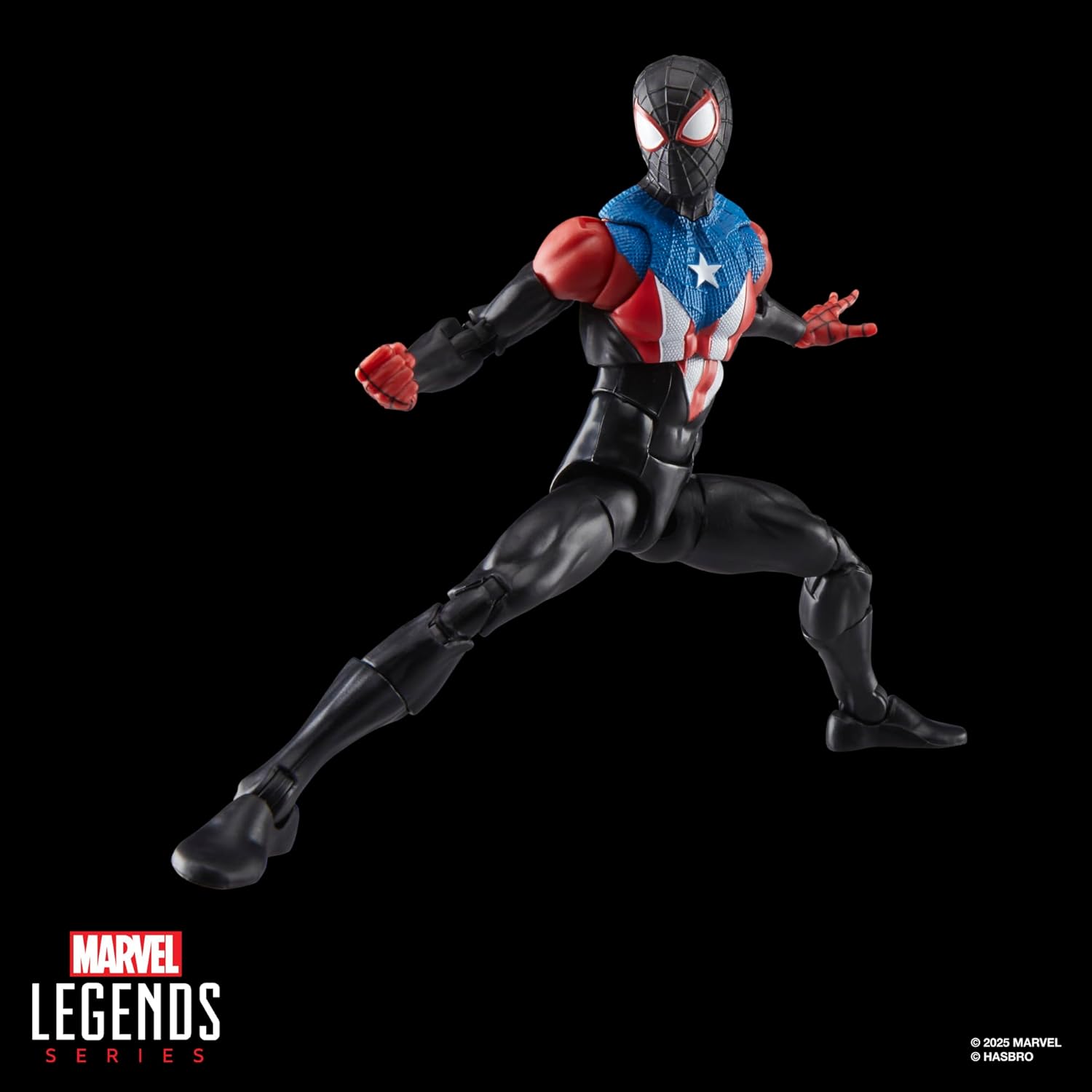 Spider-Man Marvel Legends Series Gamerverse Miles Morales Boricua Suit, 2 Video Game-Inspired Collectible 6 Inch Action Figure