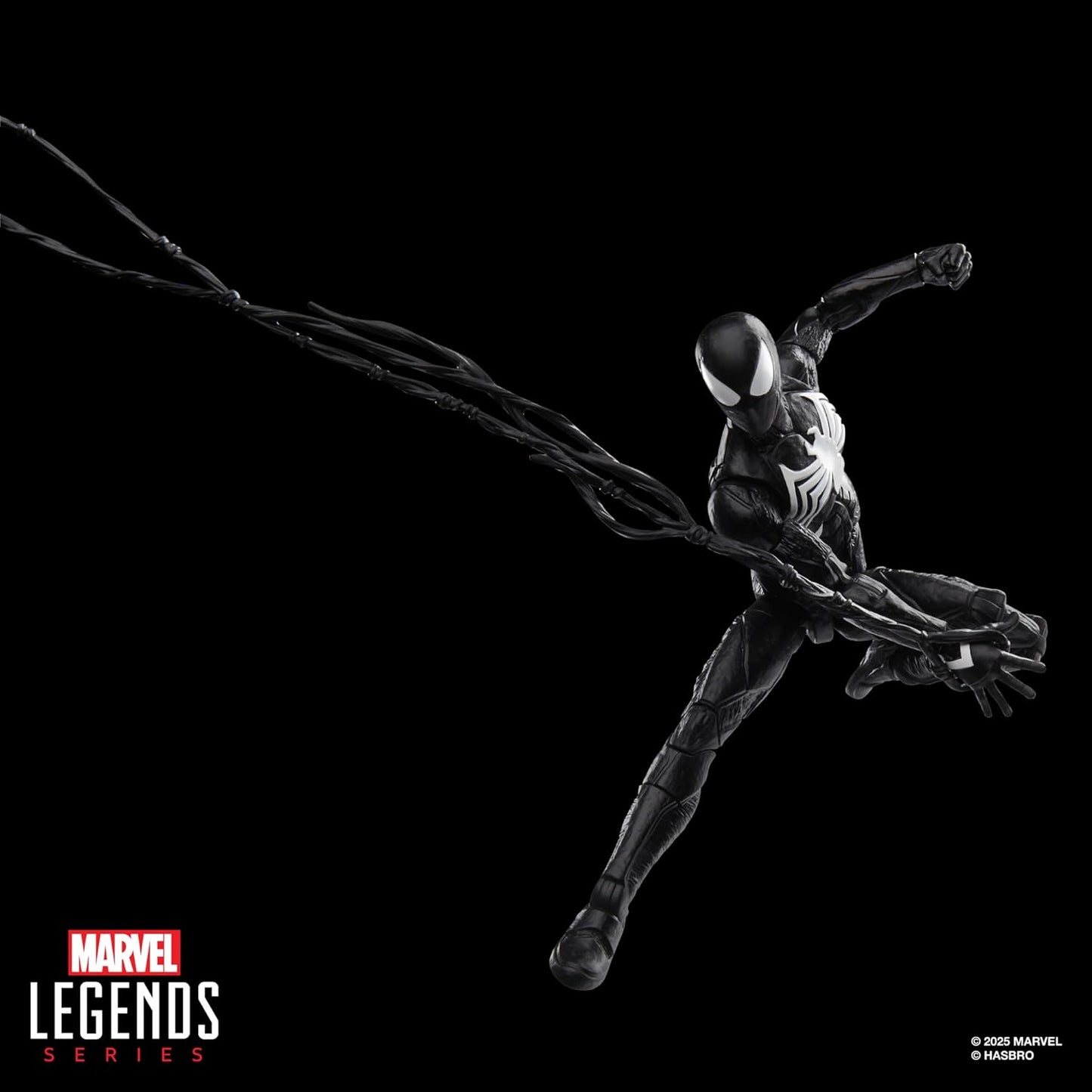 Spider-Man Marvel Legends Series Gamerverse Peter Parker Black Suit, 2 Video Game-Inspired Collectible 6 Inch Action Figure