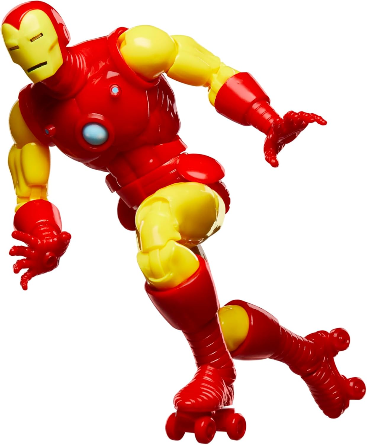 Marvel Legends Series Iron Man, Avengers Retro Comics Secret Wars Collectible 6 Inch Action Figure with Shield