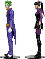 McFarlane Toys - DC Multiverse The Joker & Punchline 7" Action Figure 2pk
