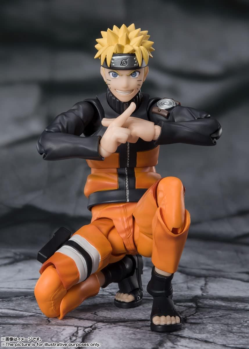 TAMASHII NATIONS - Naruto Shippuden - Naruto Uzumaki -The Jinchuriki Entrusted with Hope, Bandai Spirits S.H.Figuarts Action Figure
