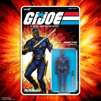 G.I. Joe Snake Eyes (Cartoon) 3 3/4-Inch ReAction+ Figure