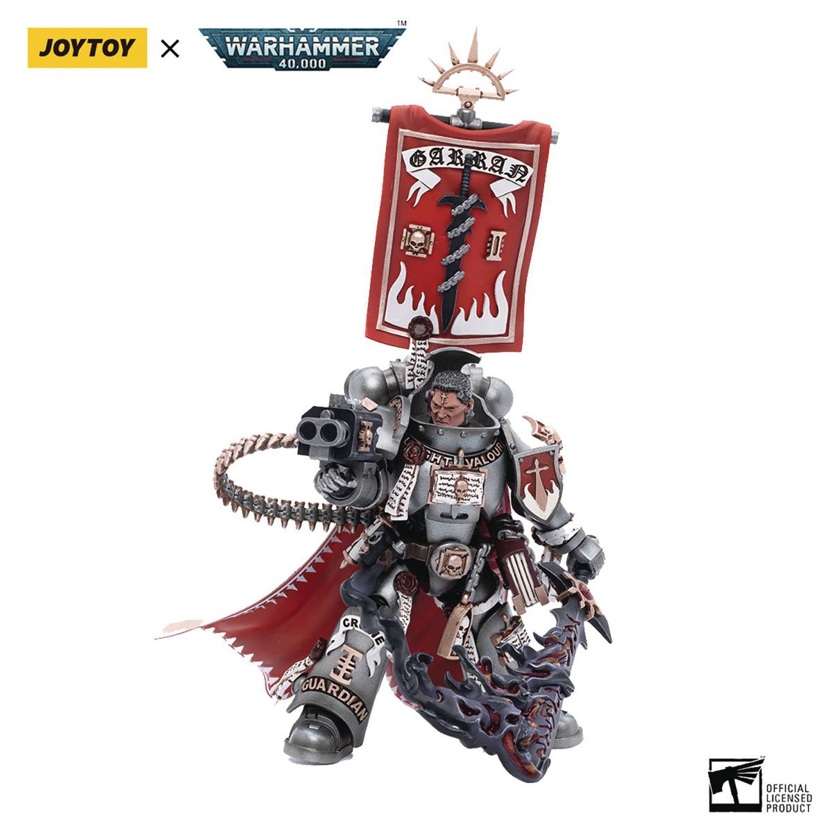 Warhammer 40,000 Grey Knights Castellan Crowe 1:18 Scale Action Figure
