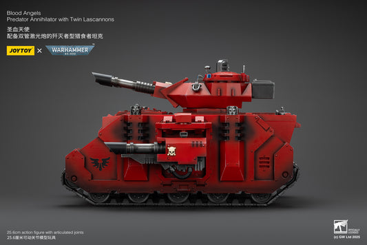 [Pre-Order] Warhammer 40,000 Blood Angels Predator Annihilator with Twin Lascannons 1:18 Scale Action Figure