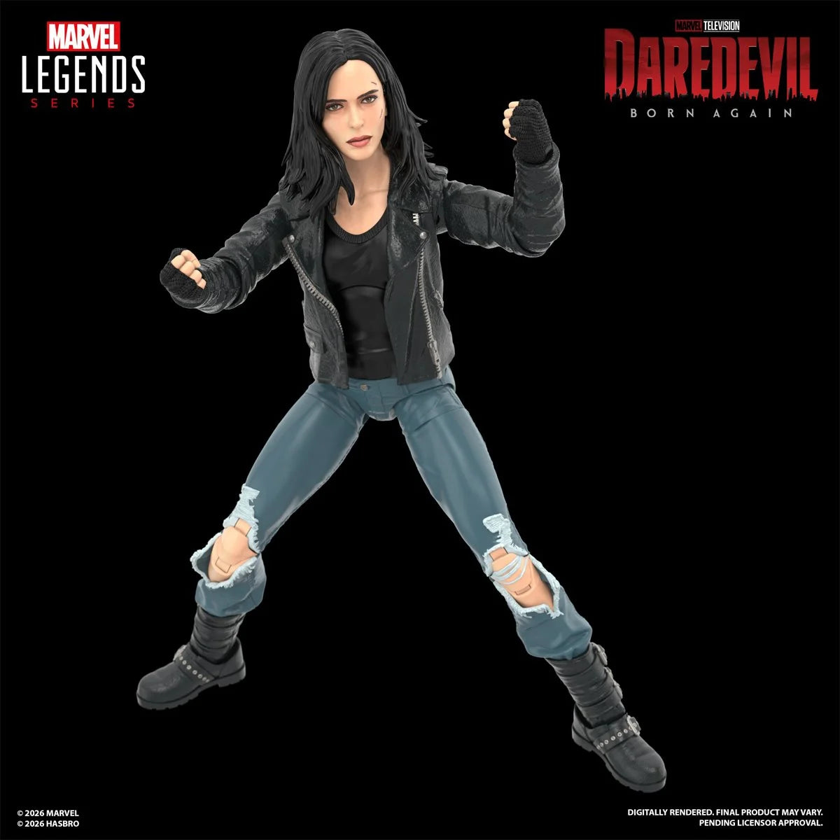 Daredevil: Born Again Marvel Legends Series Daredevil & Jessica Jones 6-Inch Action Figures