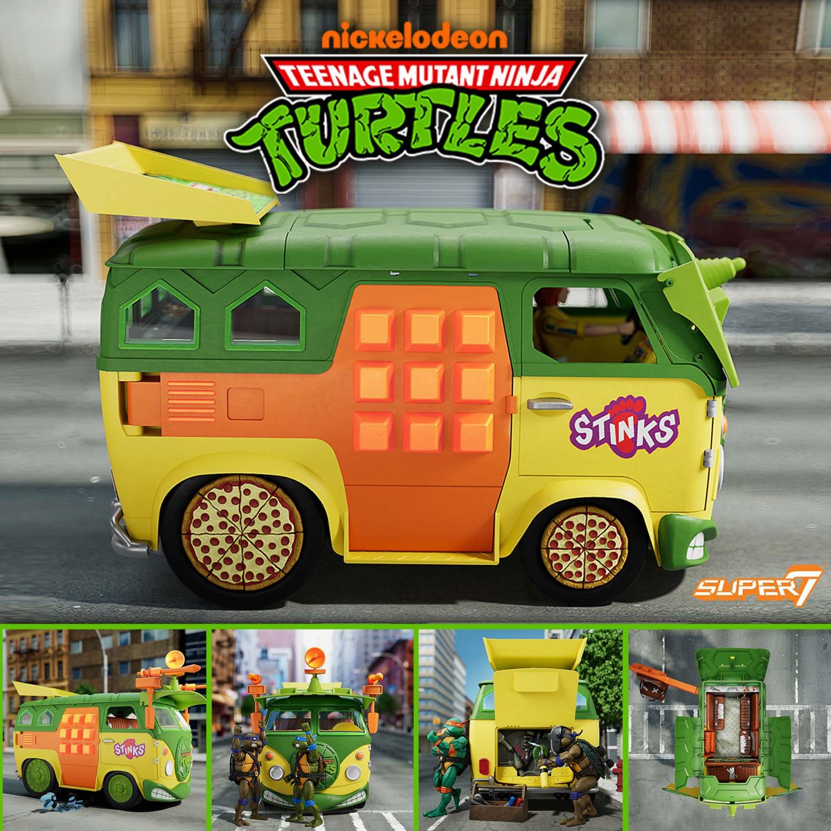 Teenage Mutant Ninja Turtles Ultimates Party Wagon Vehicle