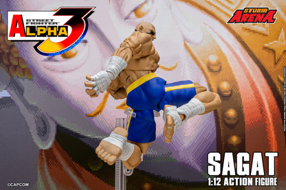 Street Fighter Alpha 3 Storm Arena Sagat 1/12 Scale Action Figure