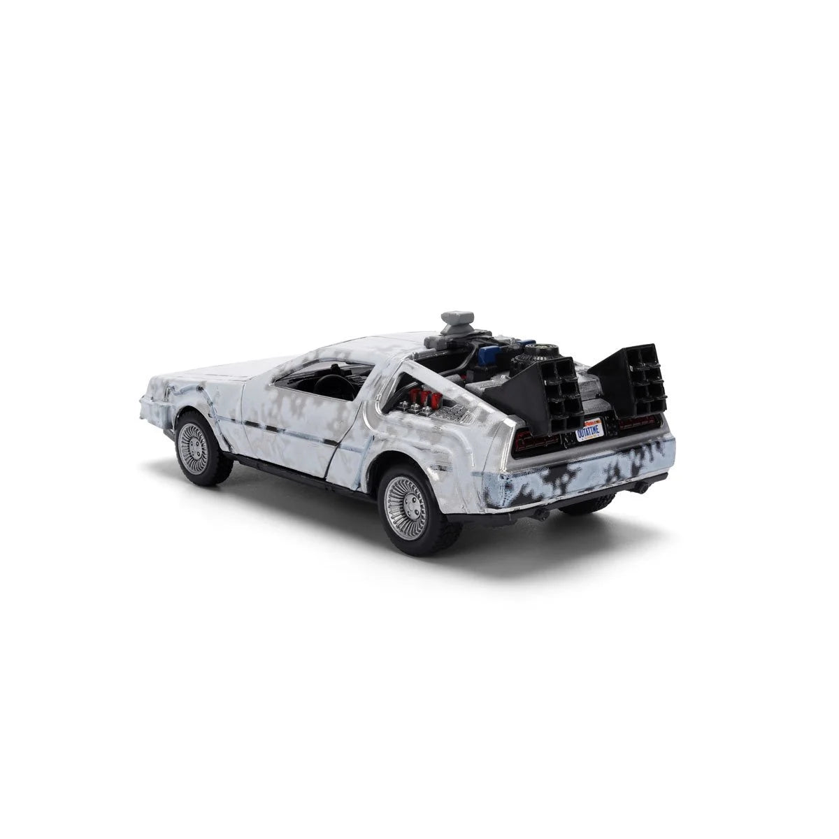 Hollywood Rides Back to the Future Time Machine 40th Anniversary 1:32 Scale Die-Cast Metal Vehicle