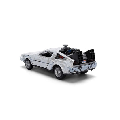 Hollywood Rides Back to the Future Time Machine 40th Anniversary 1:32 Scale Die-Cast Metal Vehicle